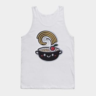 Cute black ramen noodles bowl Tank Top